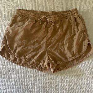 Love Tree Casual Drawstring Khaki Short - size L